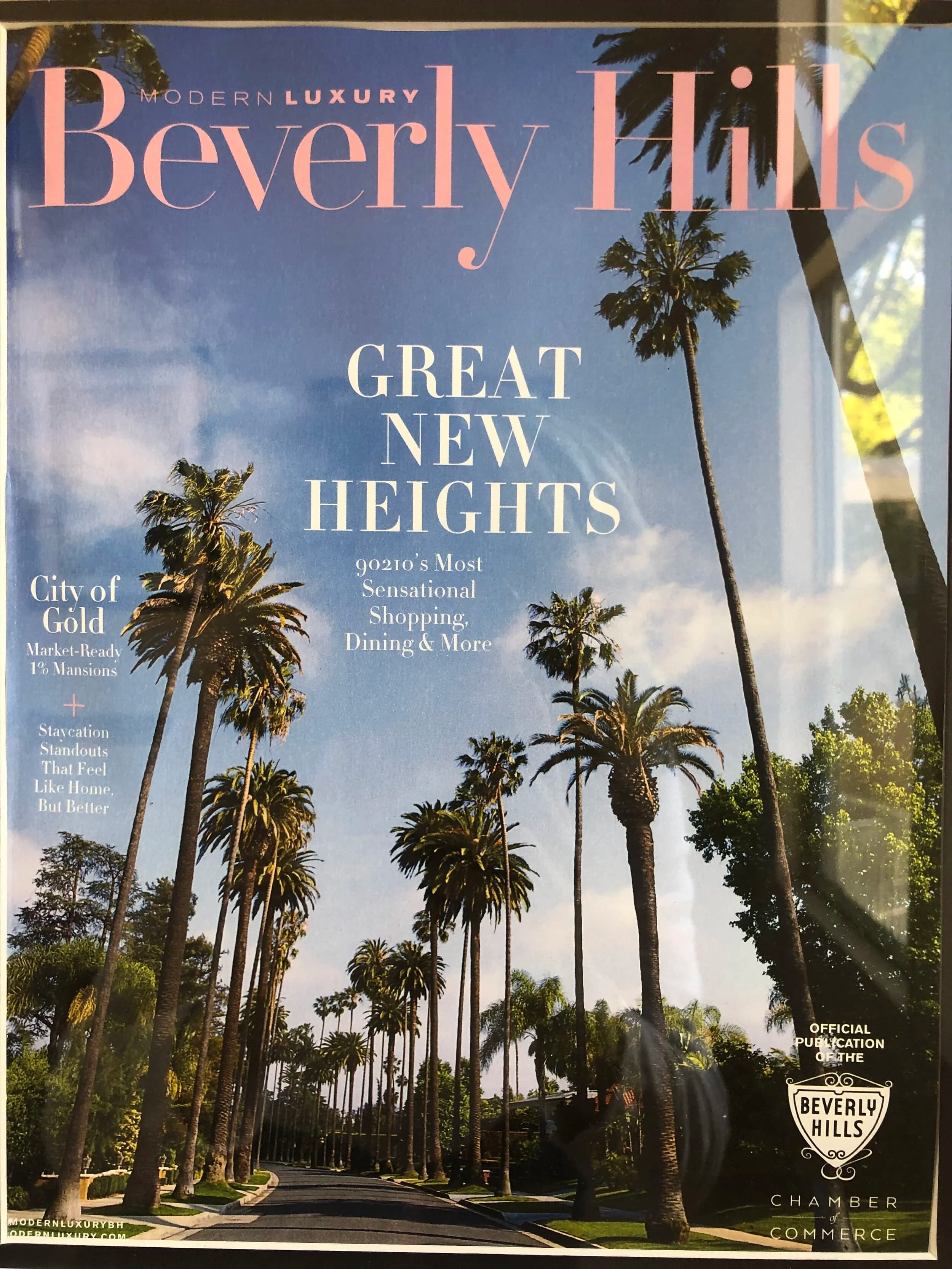 Modern Luxury Beverly Hills Magazine cover