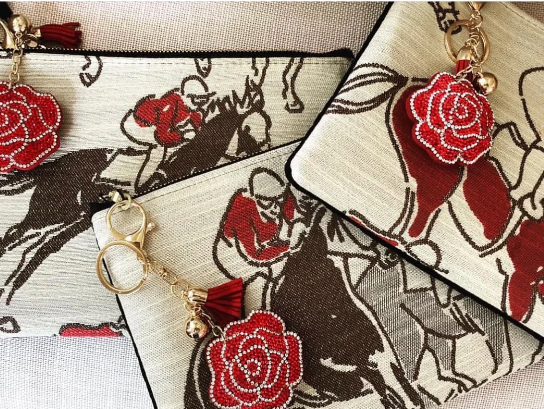 Tudaloo Rose Tote Collection pouches